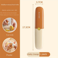 Stainless Steel 2 in 1 Knife with Peeler