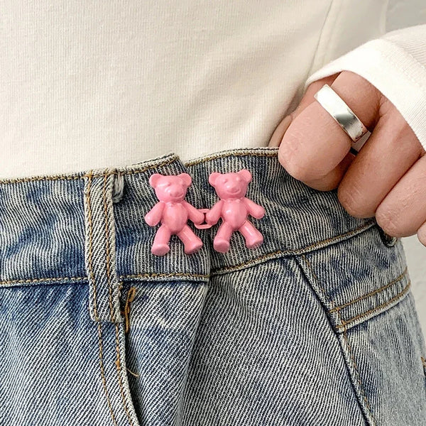 Cute Bear Clips for Pants (Pack of 2)