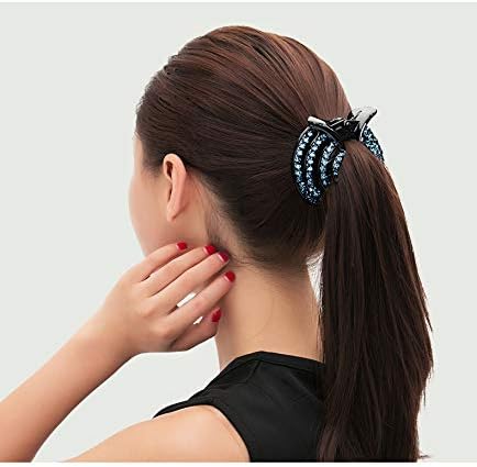 CRYSTAL BUD HAIR CLIP