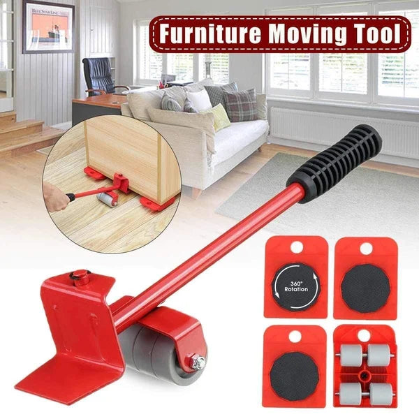 Furniture Lifter Mover Tool with Wheel Pads