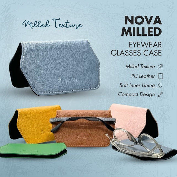 NOVA MILLED EYEWEAR GLASSES CASES